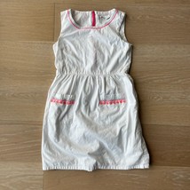 Vineyard Vines Girls White Embroidered Pocket Dress - Size 10 - $34.99
