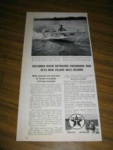 1958 Print Ad Texaco Marine Scott-Atwater Outboard Motor Endurance Record - £10.99 GBP