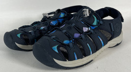 Women&#39;s KHOMBU Crystal Sandals - Navy Tie Dye Size 7M Very Good Condition - £11.86 GBP