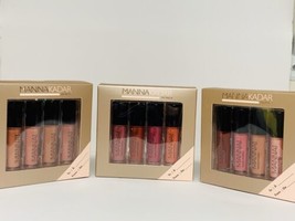 Manna Kadar Beauty Lip Locked Priming Liquid Lip Gloss Stain 12 Piece Set/Lot - £24.51 GBP