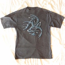 Deergear Legendary Whitetails T Shirt Medium Short Sleeve Gray-Brown - $14.01