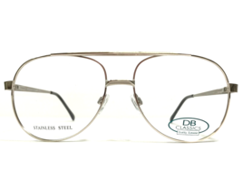 DB Classics Eyeglasses Frames BOB Gold Round Full Wire Rim 58-16-145 - £36.76 GBP