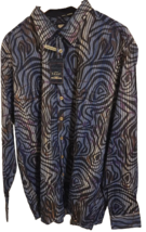 Haupt Men&#39;s Long Sleeve Button-Down Dress Shirt in Blue (XX) - £99.08 GBP