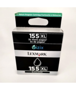 Genuine Lexmark 155XL High Yield Black Ink Cartridge New Sealed  - $15.33 CAD