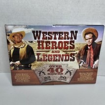 Western Heroes and Legends (DVD, 2012, 7-Disc Set) John Wayne Marlon Brando - £10.81 GBP