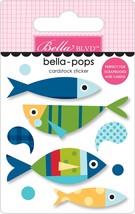 Lake Life Bella-Pops 3D Stickers-Good Catch BB2761 - £11.24 GBP