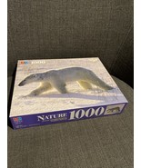 Vintage 1991 MB Puzzle 4091-24 Polar Bear 1000 Pieces FACTORY SEALED Rare - $414.42 MXN