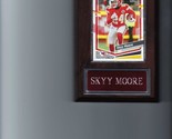 SKYY MOORE PLAQUE KANSAS CITY CHIEFS KC FOOTBALL NFL   C - $3.95