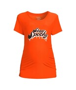 Time and Tru Women&#39;s Maternity Graphic Tee, Orange Size XL(16-18) - $289.85 MXN