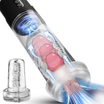 Big Size Electric Penis Pump With 6 Suction Modes, Penis Vacuum Pump For Man Pen - £43.02 GBP