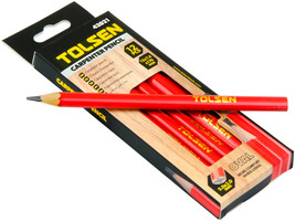 Pack of 12 Carpenter Constriction Drywall Drawing Marking Tool Pencil - £5.18 GBP