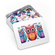 Jigsaw Puzzle in Tin, Owl,  awd-277, Personalised/Non-Personalised (30, 110, 252 - £26.37 GBP+