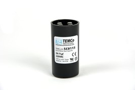 Temco 59-71 Uf/Mfd 220 Vac Volts Round Start Capacitor 50/60 Hz Ac Elect... - £16.31 GBP