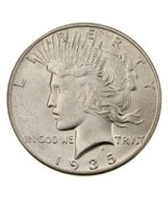 1935 Silver Peace Dollar in Choice BU Condition, Excellent Eye Appeal - $3,957.81 MXN