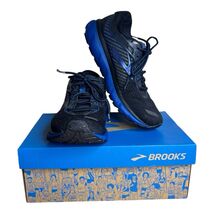 Brooks Ghost 12 Running Shoes Mens Size 10 Black Blue Road Athletic Snea... - $40.00
