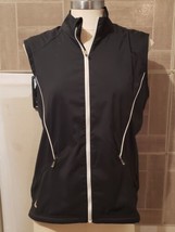 Adidas Golf Medium Women’s Climaproof Zip-Up Sleeveless Vest Black - $19.99
