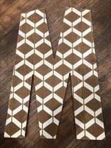 Letter M Wood Wall Hanging Decor Hobby Lobby Brown &amp; White Design - £11.87 GBP