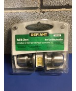 Defiant Hall &amp; Closet Non-Locking Door Knob   Stainless Steel Finish - $6.77 CAD