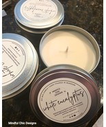 Handmade White Eucalyptus Spa Soy Candle – Refreshing Clean Calming Arom... - $14.50