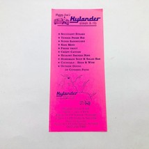 Peggy Sue&#39;s Hylander Steak &amp; Rib Brochure 1990&#39;s Eureka Springs AR Brochure - €5,87 EUR