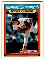 1988 Topps Kmart Memorable Moments #7 Roger Clemens - £1.33 GBP