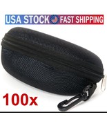 Lot 100 Sunglasses Eyeglasses Black Portable Zipper Case Protect Belt Cl... - $322.74 CAD