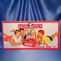 Coca-Cola Classic Ads Collector&#39;s Edition Monopoly by USAopoly - £59.73 GBP