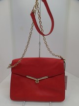 Botkier Valentina Leather Shoulder Bag Cardinal NWT 295 Goldtone Hardwar... - £115.02 GBP