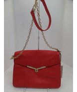 Botkier Valentina Leather Shoulder Bag Cardinal NWT 295 Goldtone Hardwar... - £112.92 GBP