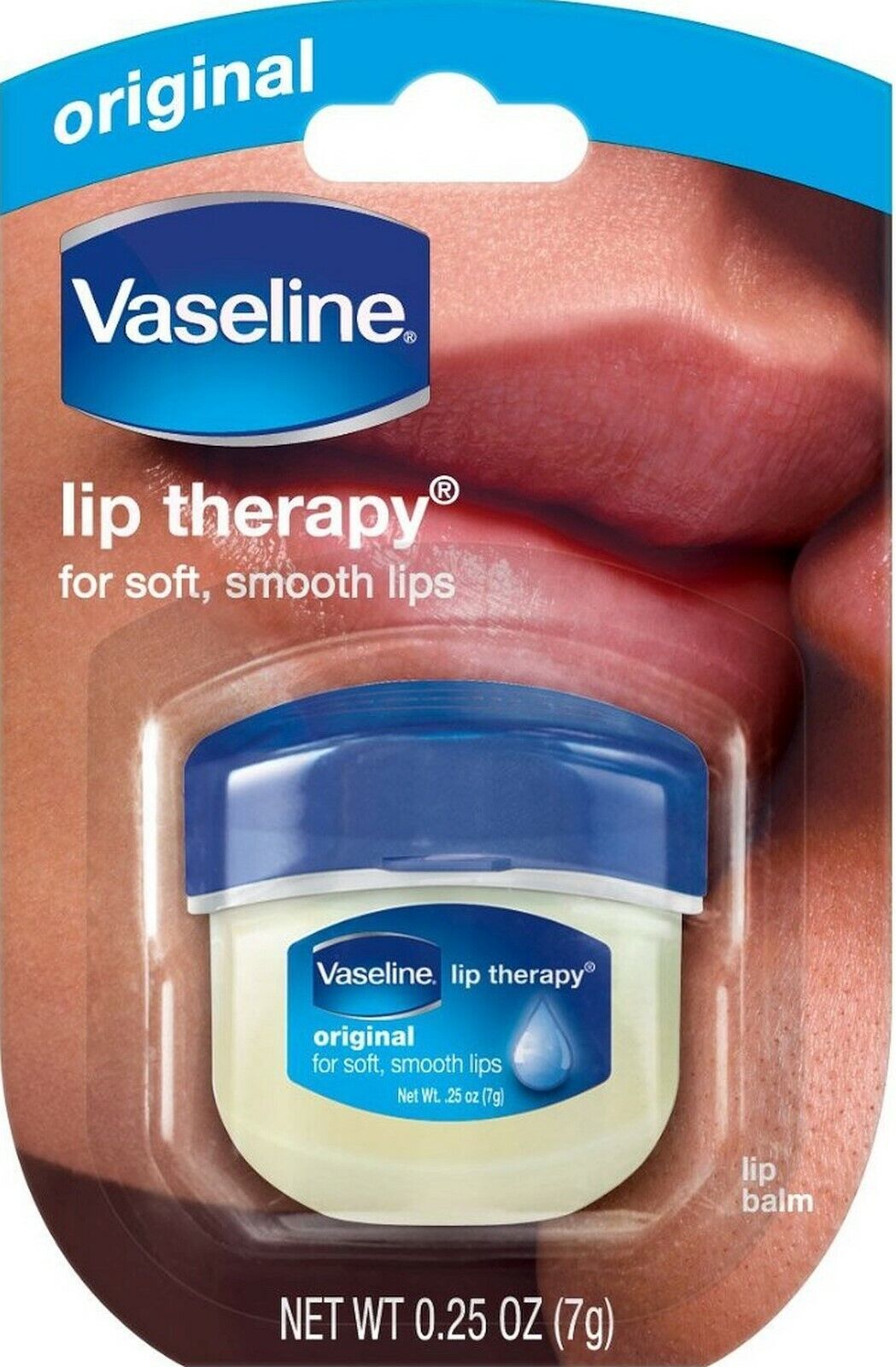 Vaseline LIP THERAPY Original Protect Lips Pocket Small Jar Balm Petroleum jelly - $15.17
