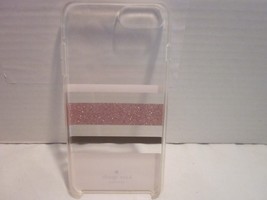 Kate Spade Phone Case iPhone Hard Case Pink&amp;Clear Logo Cell Phone - $12.99