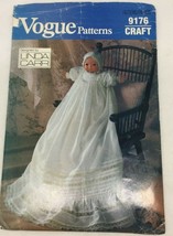 Vintage Vogue Pattern Linda Carr 9176 Sewing Craft Baby Doll Christening Dress - £19.97 GBP