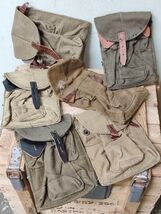 1pcs USSR Soviet Russian Army Pouch 3 magazines, Ammo Canvas Bag 3 Secti... - $39.50