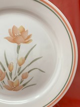 Peach Floral Corelle By Corning You Choose 1 Piece Peach Brown Band 21-2678 - £9.63 GBP+