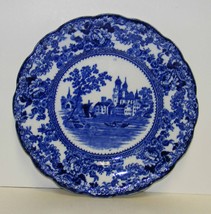 10&quot; Flow Blue Plate - Antique TOGO F Winkle England - £31.97 GBP