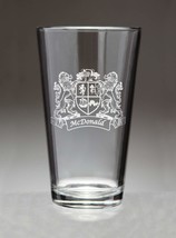 McDonald Irish Coat of Arms Pint Glasses (Sand Etched) - £54.26 GBP