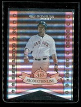 2001 Donruss Product Line Die Cut Holo Baseball Card #4 Manny Ramirez Red Sox Le - £7.77 GBP