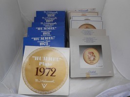 12 Goebel Hummel Annual Collector Plates 1972-1986 with Boxes - £118.03 GBP