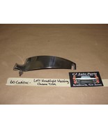 OEM 60 Cadillac LEFT SIDE HEADLIGHT BUCKET HOUSING CHROME TRIM EXTENSION... - $44.54
