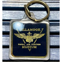 Vintage Tillamook OR Naval Air Station Museum Keychain US Navy Eagle Shi... - $15.89