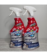 2x RESOLVE PET EXPERT Carpet PERMANENT Stain &amp; Odor Remover Freshener Sp... - $376.14 MXN