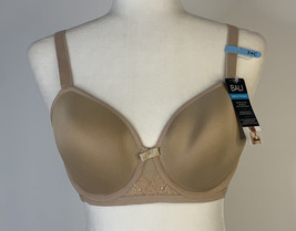 Bali NWT smoothing beige 34C Lace wire lightly padded bra C4 - £9.38 GBP