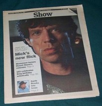 MICK JAGGER SHOW NEWSPAPER SUPPLEMENT VINTAGE 1992 - £19.65 GBP