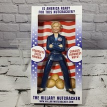 2007-The Hillary Clinton 9&quot; Nutcracker Stainless Steel Thighs! New In Box - £9.49 GBP
