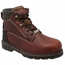 9400 SAFA Brown, Men&#39;s 6&quot; Steel Toe Safety Work Boot◉ - £82.26 GBP