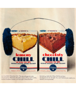 1966 Pillsbury No Bake Pie Mix Advertisement Vintage Lemon Chocolate DWYY1 - $367.87 MXN