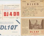 10 Different QSL Cards from Germany in the 1950&#39;s - £37.42 GBP
