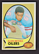 1970 Topps Elvin Bethea Rookie NM Oilers #43 - £9.28 GBP