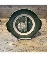 Vintage Royal Colonial Homestead Tabbed Gravy Boat Underplate 8” Green C... - $145.15 MXN