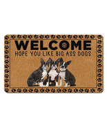 Boston Terrier Dog Pet Lover Doormat Hope You Like Big Ass Dogs Welcome ... - £30.92 GBP